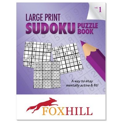 Puzzle Book: LARGE PRINT Sudoku