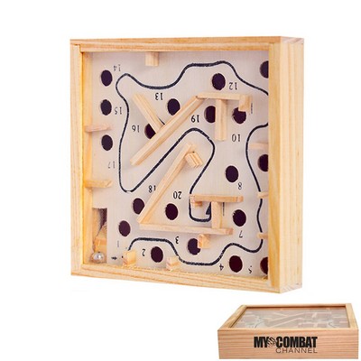 4.5" Wooden Maze Puzzle